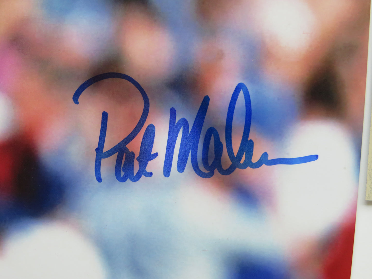 PAT PATRICK MAHOMES SR Chicago Cubs SIGNED 8x10 PHOTO BAS