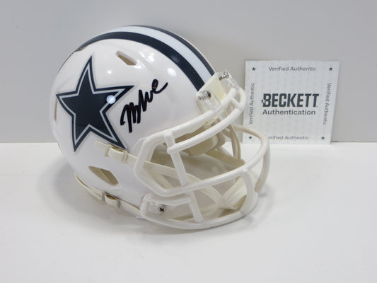 JAYDON BLUE SIGNED DALLAS COWBOYS ALT MINI HELMET UT BAS COA