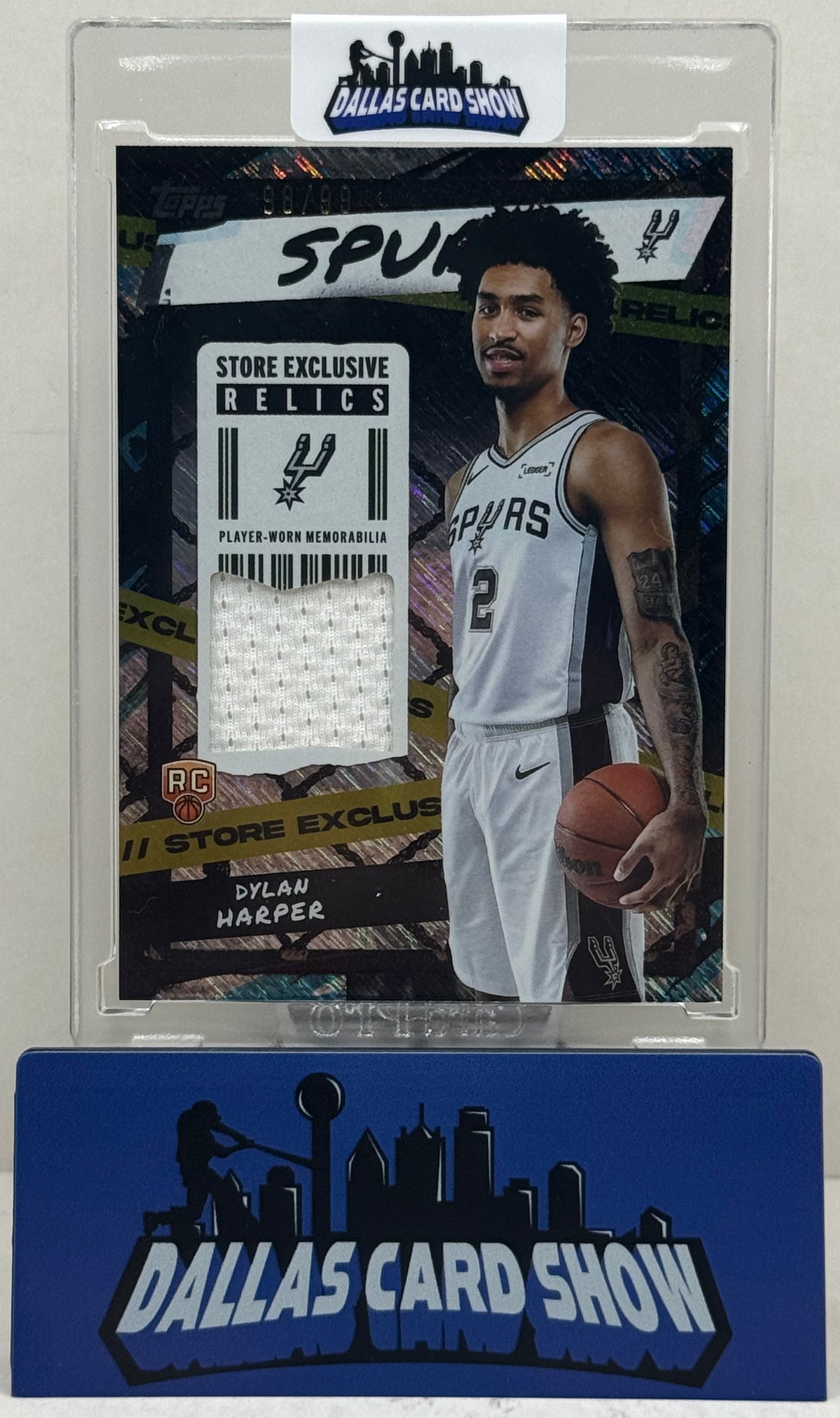 2025-26 Topps #SR-DH Dylan Harper Store Exclusive Rookie Relic /99