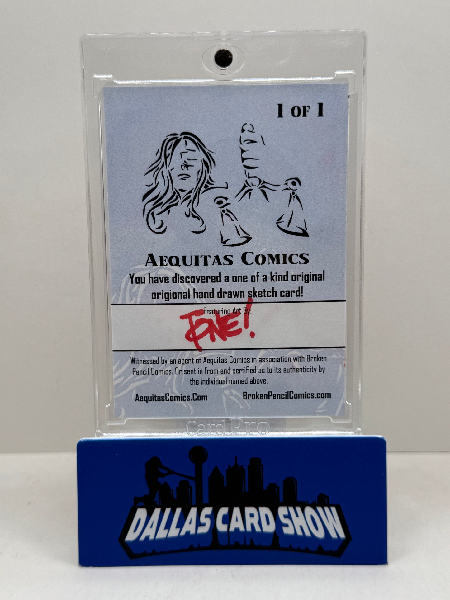 2024 Aequitas Comics One of a Kind Spider-Man Sketch Card by Tone Rodriguez