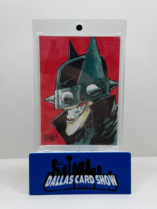 2024 Aequitas Comics One of a Kind The Batman Who Laughs Sketch Card by Tone Rodriguez