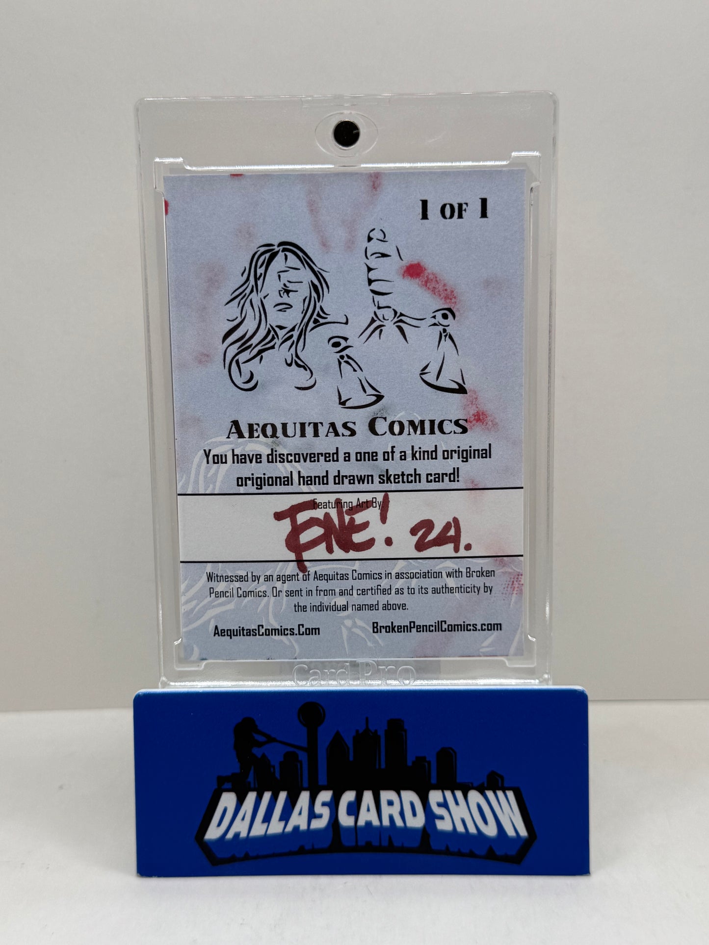 2024 Aequitas Comics One of a Kind The Batman Who Laughs Sketch Card by Tone Rodriguez