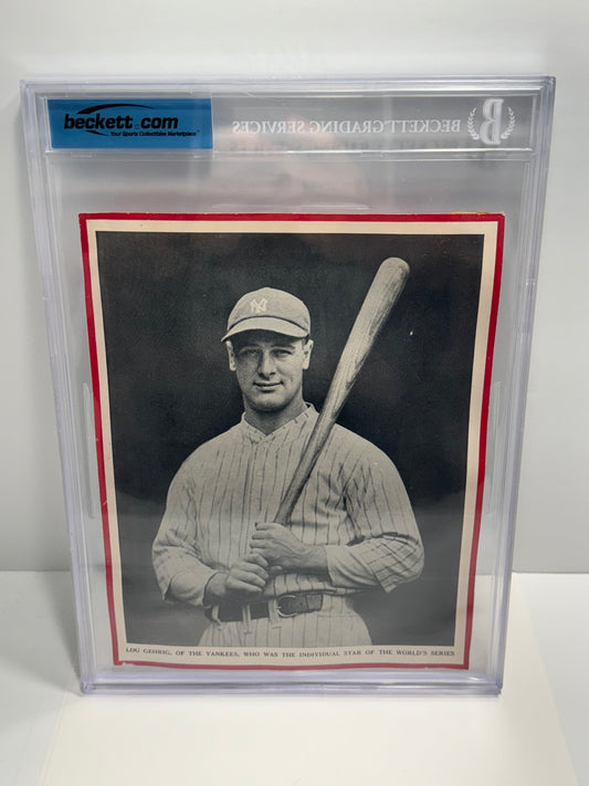 1932 Baseball Magazine #12 McCarthy  Beckett Authentic Altered