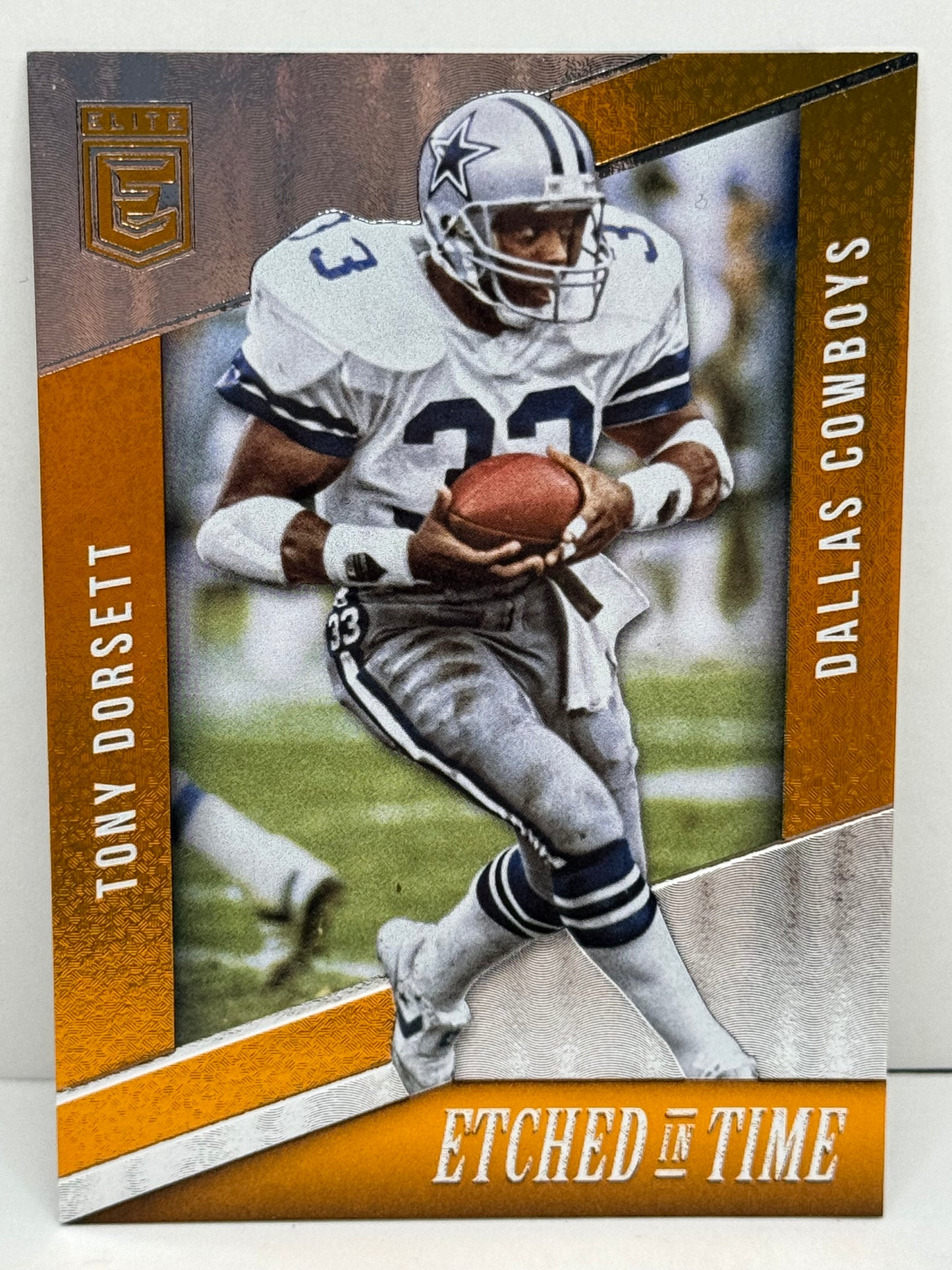 2016 Donruss Elite Tony Dorsett Etched In Time #/25 #ET-DO