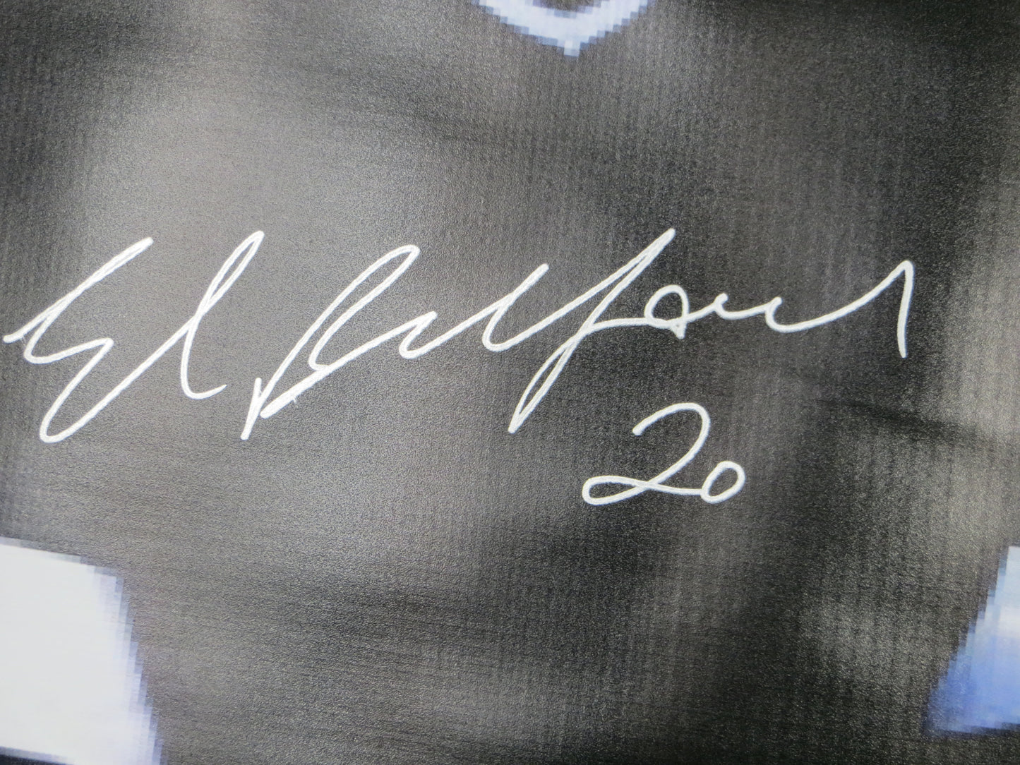 ED BELFOUR SIGNED DALLAS STARS Dallas Card Show 36x60 VINYL BANNER BAS