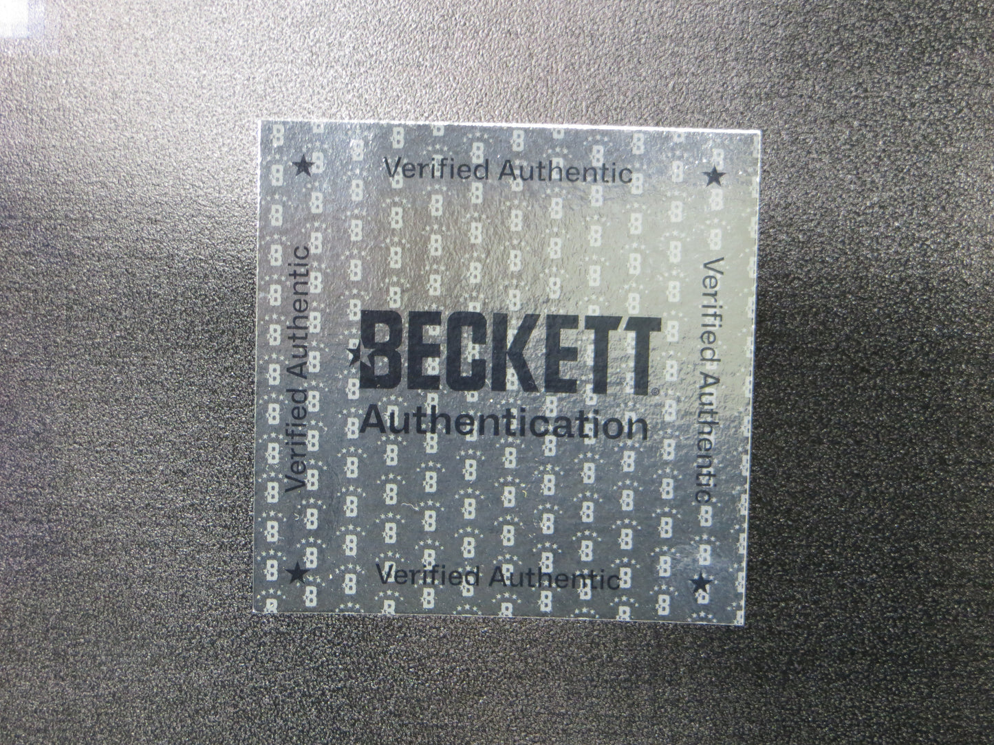 ED BELFOUR SIGNED DALLAS STARS Dallas Card Show 36x60 VINYL BANNER BAS