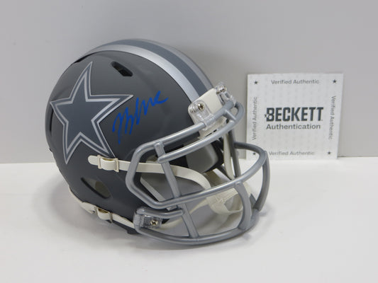 JAYDON BLUE SIGNED DALLAS COWBOYS SLATE MINI HELMET UT BAS