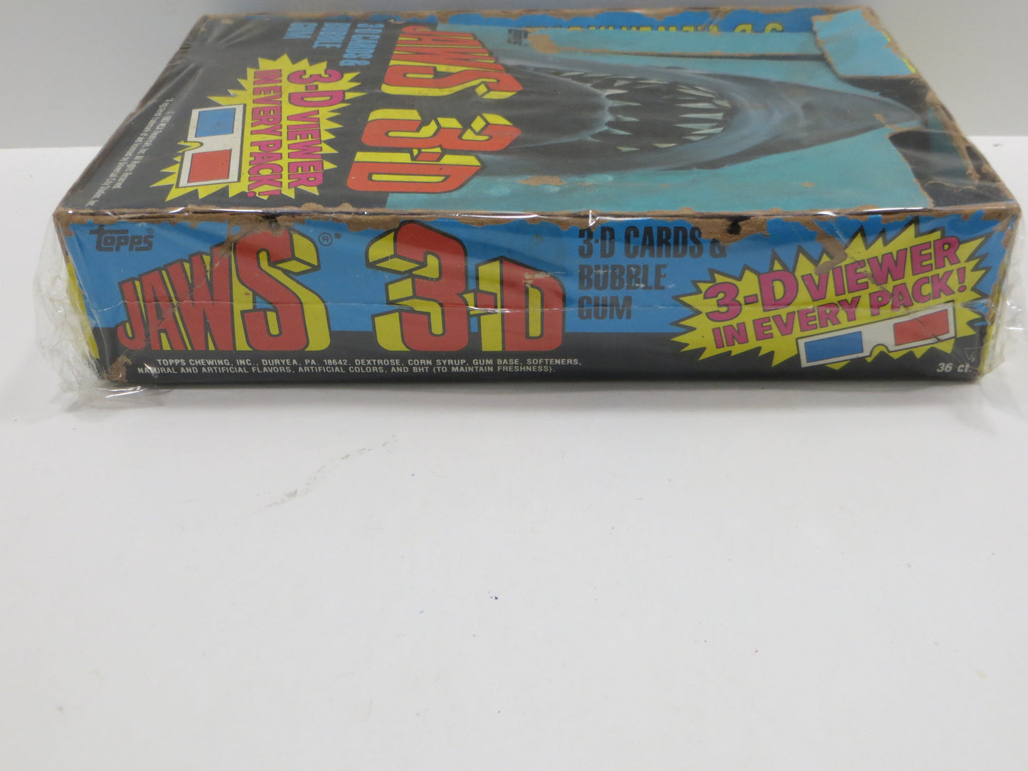 TOPPS JAWS 3-D EMPTY BOX Lot of 2 BOXES
