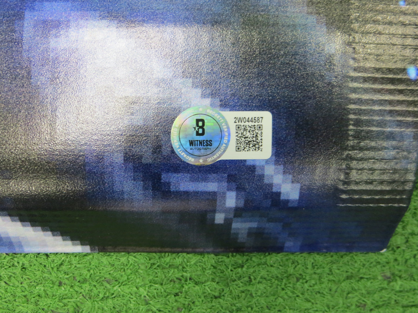 ED BELFOUR SIGNED DALLAS STARS Dallas Card Show 36x60 VINYL BANNER BAS