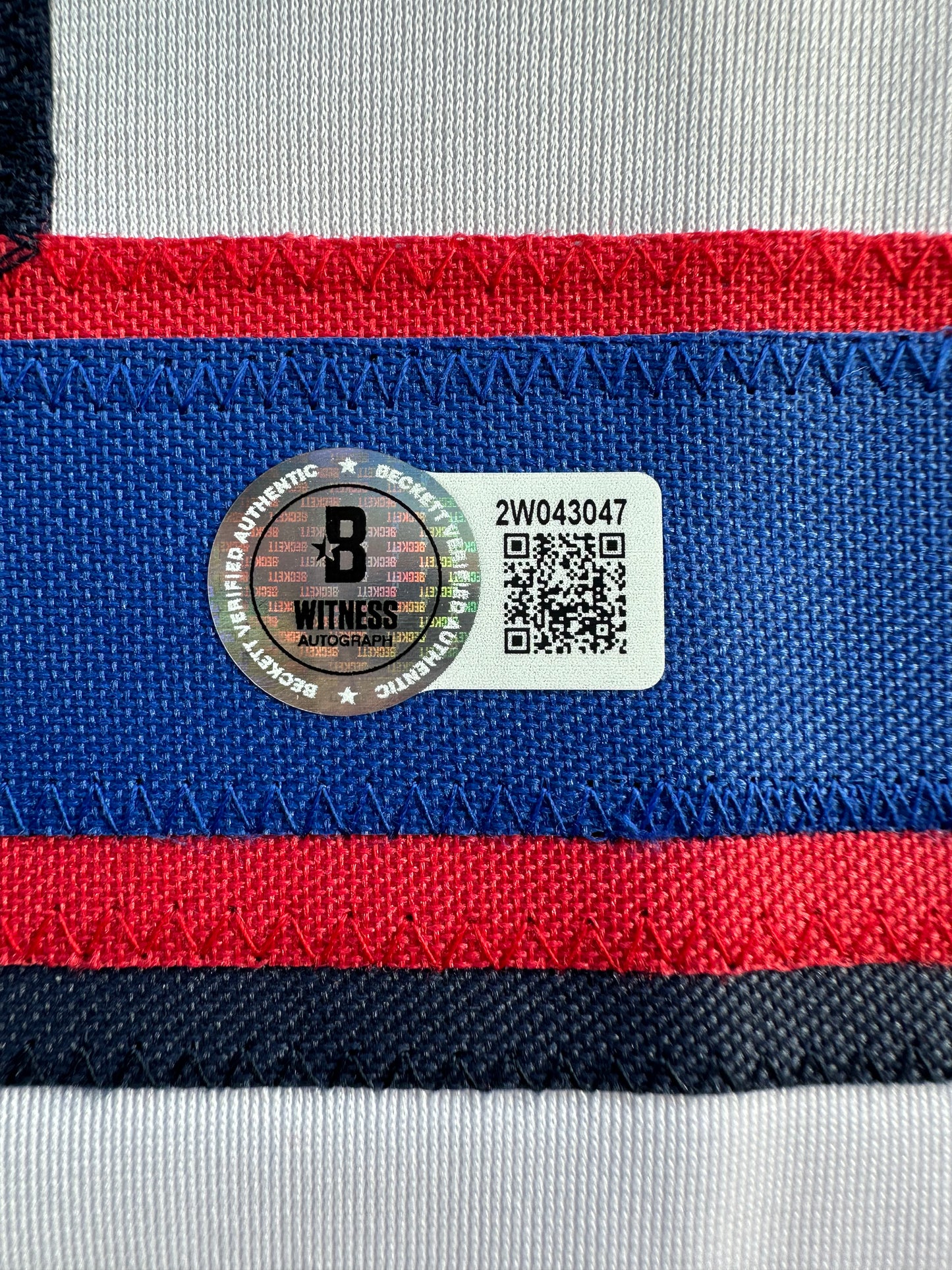 KEVIN MENCH TEXAS RANGERS SIGNED JERSEY w/GO RANGERS! BAS COA