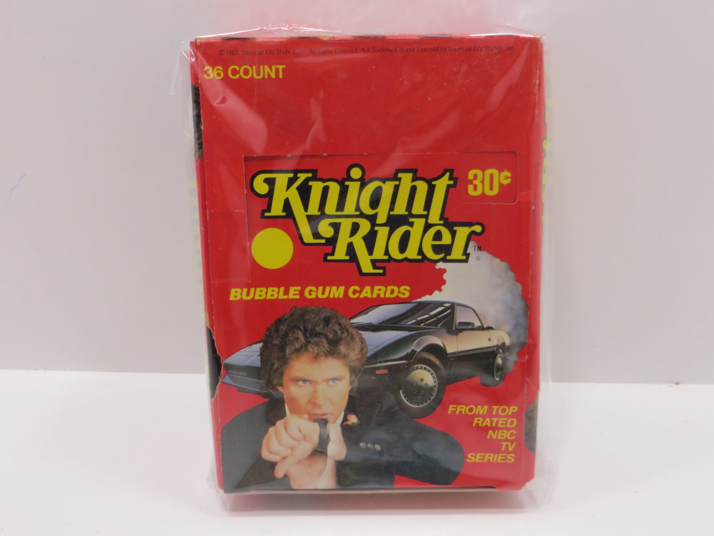 1982 TOPPS KNIGHT RIDER EMPTY BOX Lot of 2 BOXES