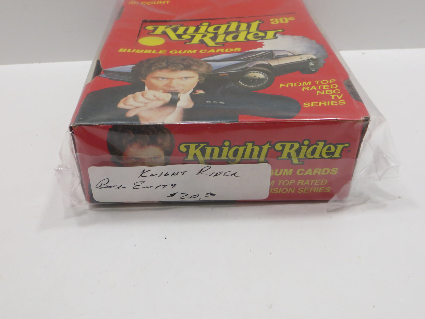 1982 TOPPS KNIGHT RIDER EMPTY BOX Lot of 2 BOXES