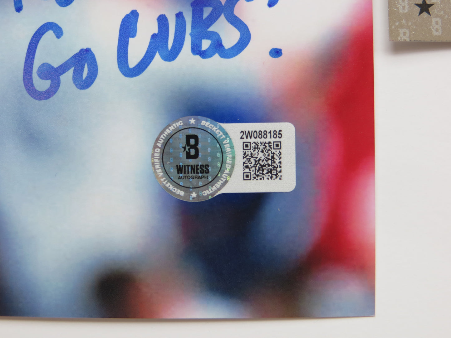 PAT PATRICK MAHOMES SR Chicago Cubs SIGNED 8x10 PHOTO w/GO CUBS! BAS