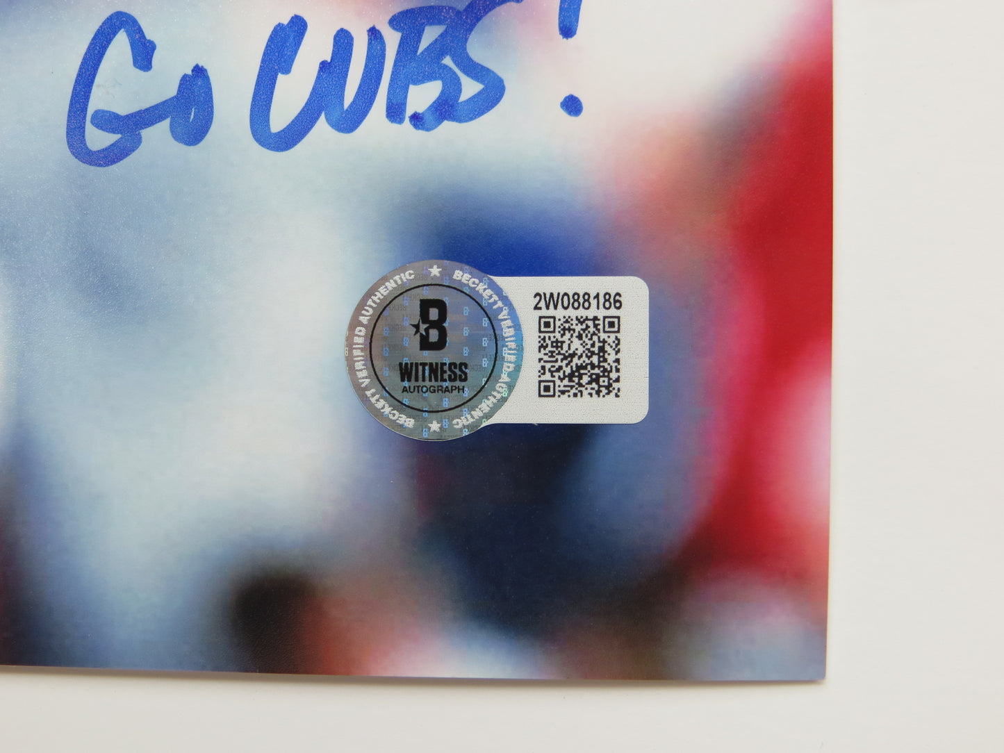 PAT PATRICK MAHOMES SR Chicago Cubs SIGNED 8x10 PHOTO w/GO CUBS! BAS