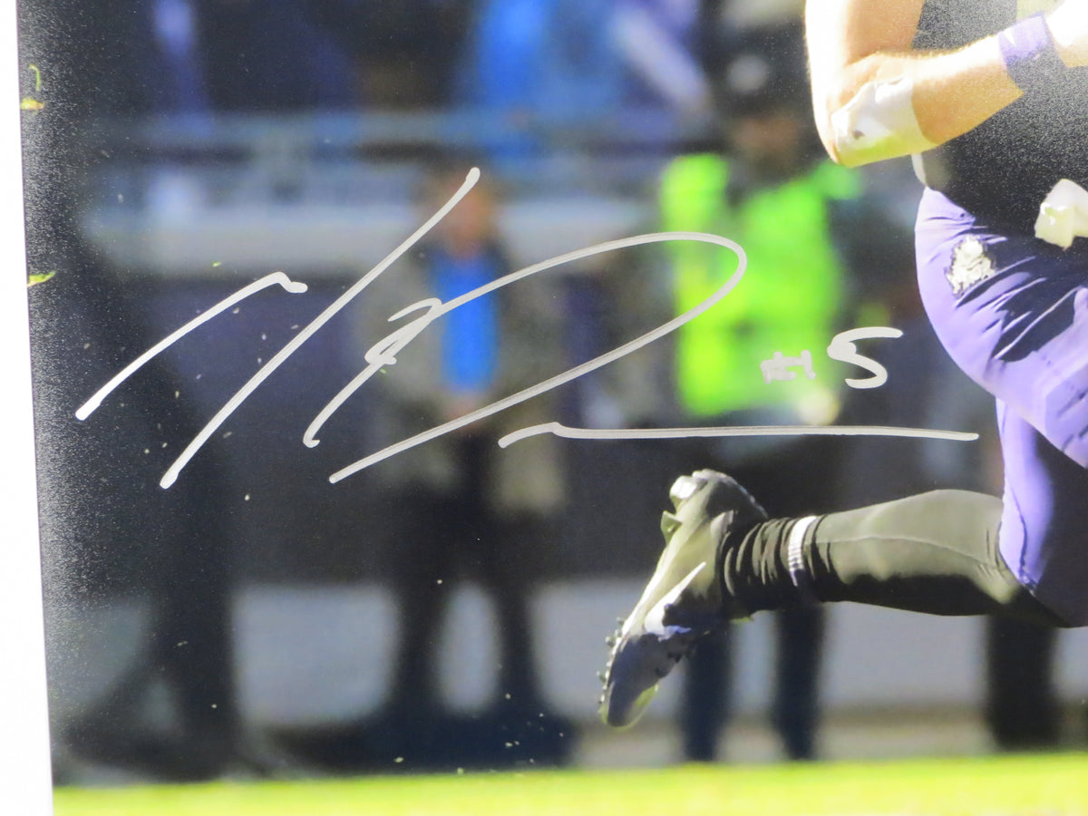 MAX DUGGAN TCU HORNED FROGS SIGNED 16x20 RollOut PHOTO BAS