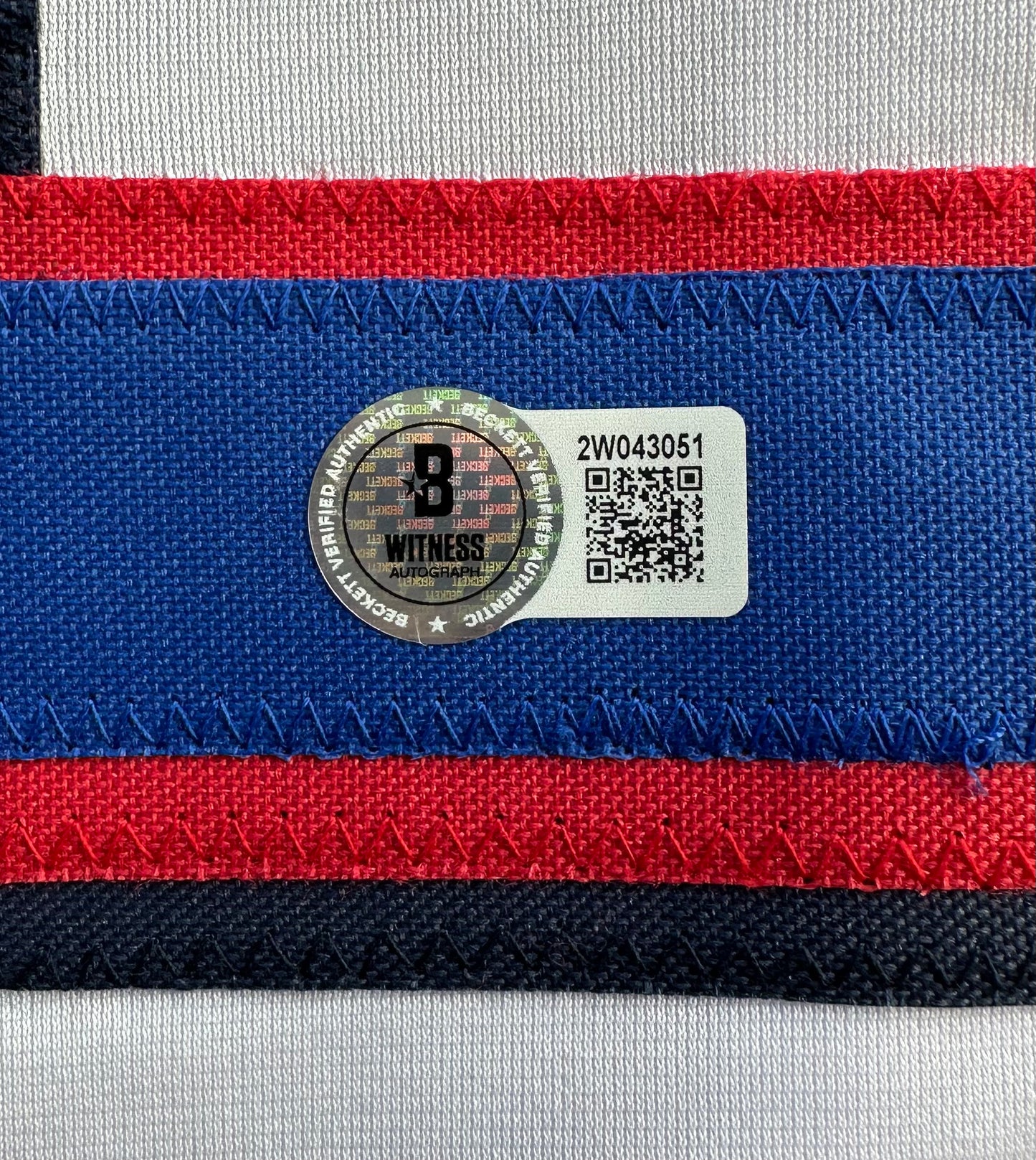 KEVIN MENCH TEXAS RANGERS SIGNED JERSEY w/GO RANGERS! BAS COA