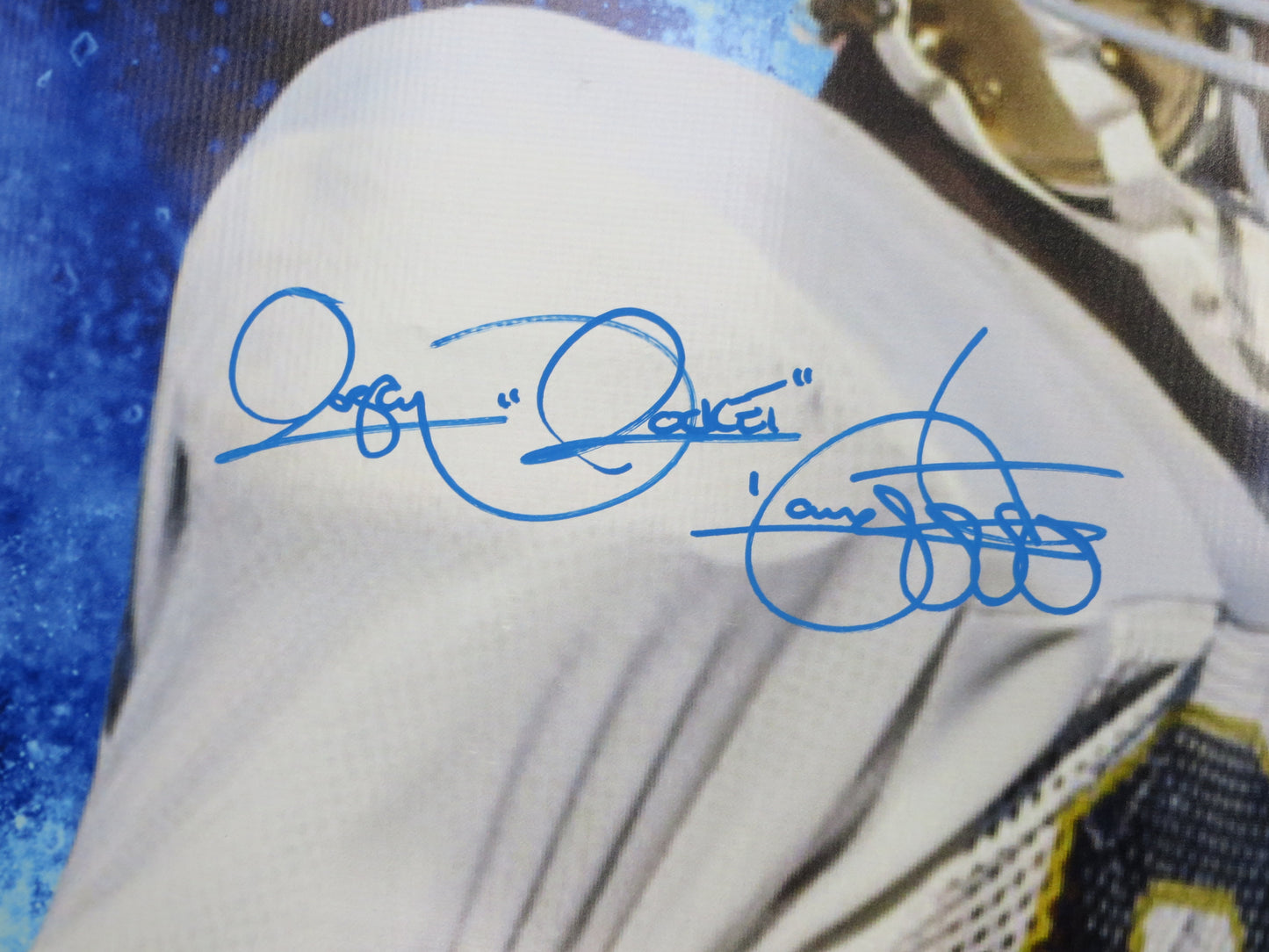 RAGHIB ROCKET ISMAIL SIGNED Irish Cowboys Dallas Card Show 36x60 VINYL BANNER BAS