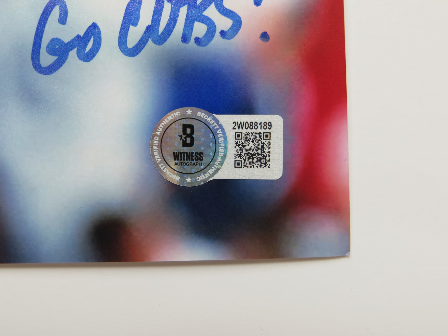PAT PATRICK MAHOMES SR Chicago Cubs SIGNED 8x10 PHOTO w/GO CUBS! BAS