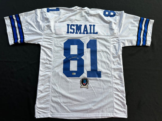 RAGHIB ROCKET ISMAIL DALLAS COWBOYS SIGNED JERSEY Size XL BAS COA