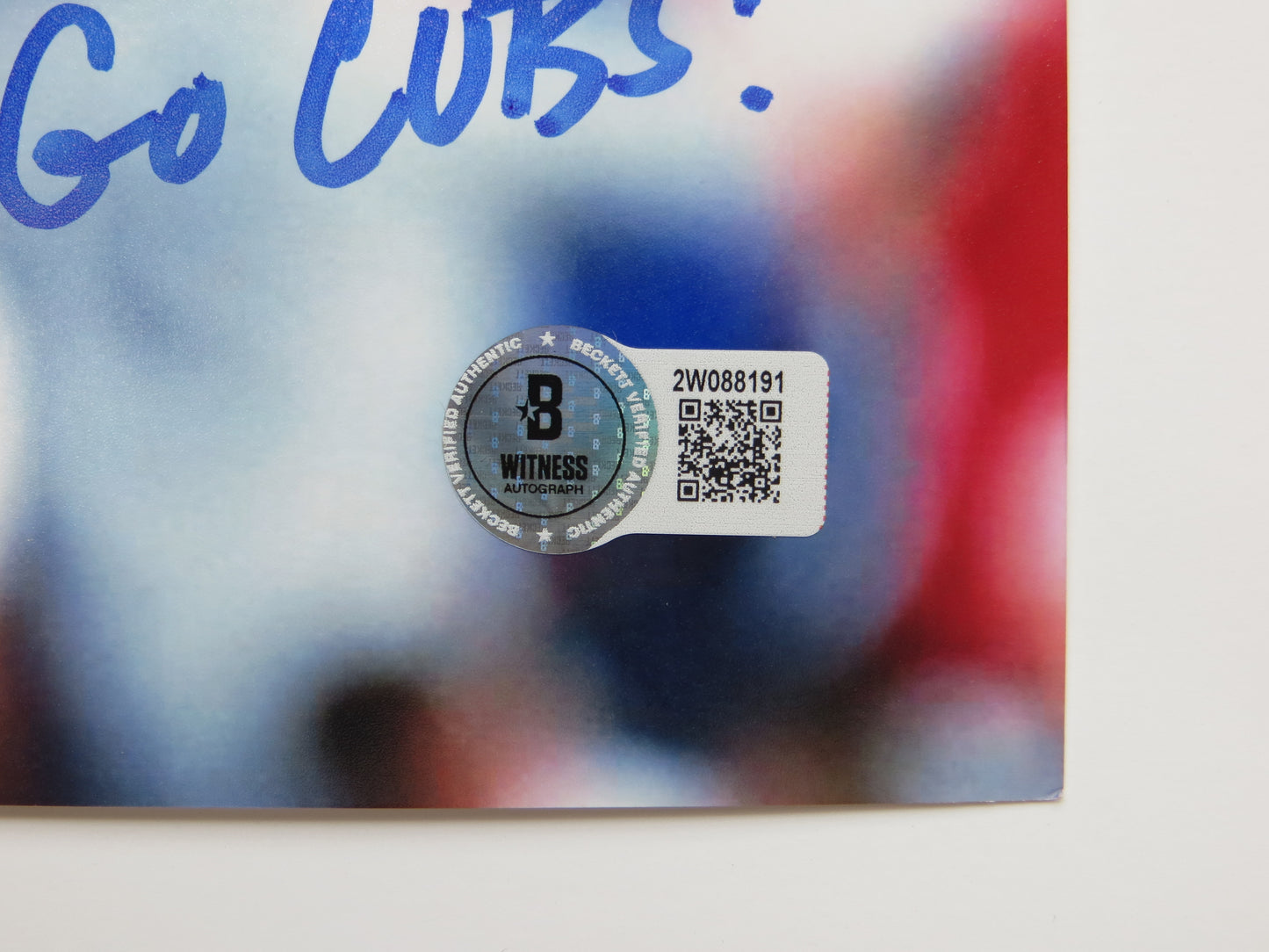 PAT PATRICK MAHOMES SR Chicago Cubs SIGNED 8x10 PHOTO w/GO CUBS! BAS