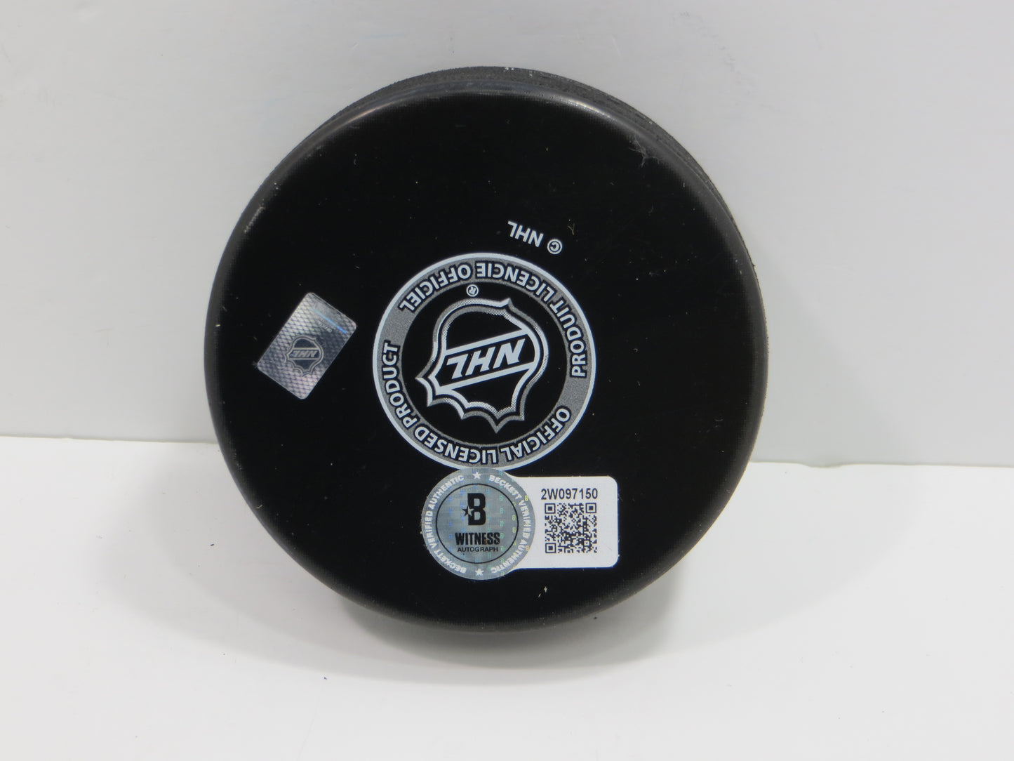 MIKE MODANO DALLAS STARS SIGNED HOCKEY PUCK w/99 Cup Current Logo BAS COA