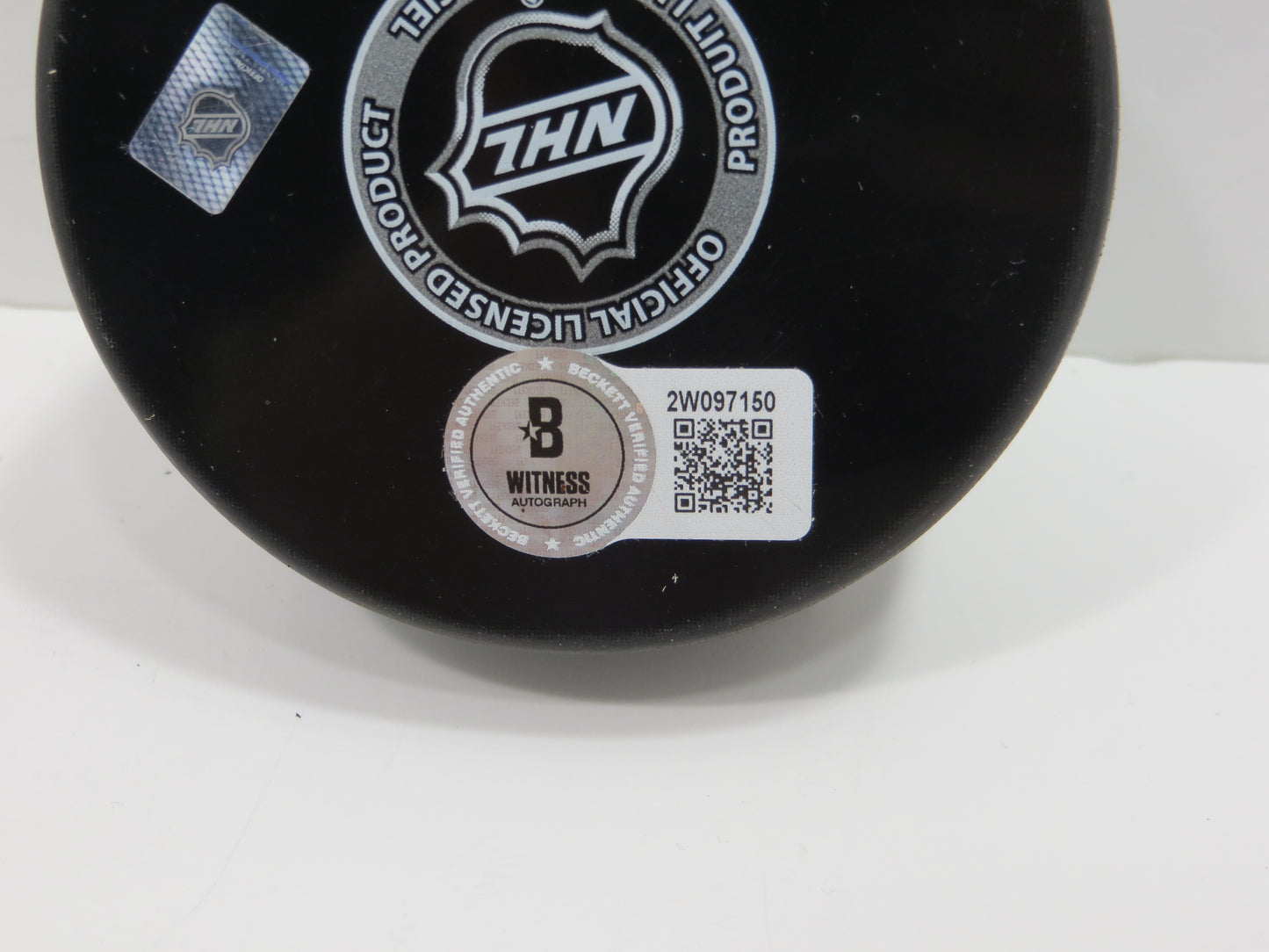 MIKE MODANO DALLAS STARS SIGNED HOCKEY PUCK w/99 Cup Current Logo BAS COA