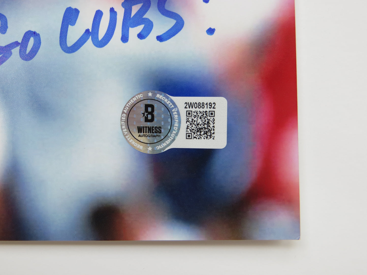 PAT PATRICK MAHOMES SR Chicago Cubs SIGNED 8x10 PHOTO w/GO CUBS! BAS