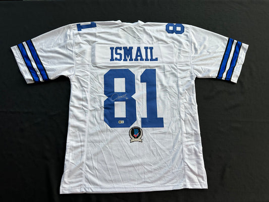 RAGHIB ROCKET ISMAIL DALLAS COWBOYS SIGNED JERSEY Size XL BAS COA