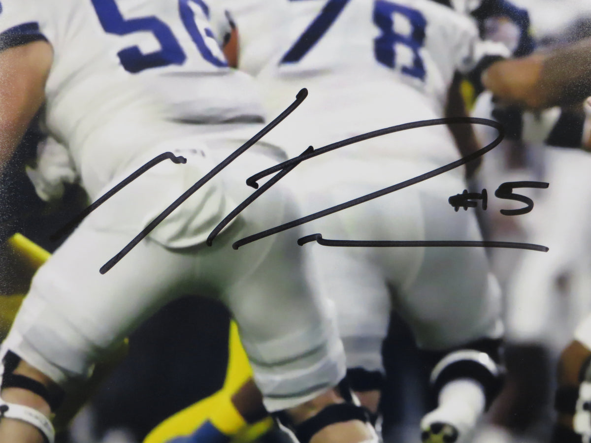MAX DUGGAN TCU HORNED FROGS SIGNED in the Pocket 16x20 PHOTO BAS