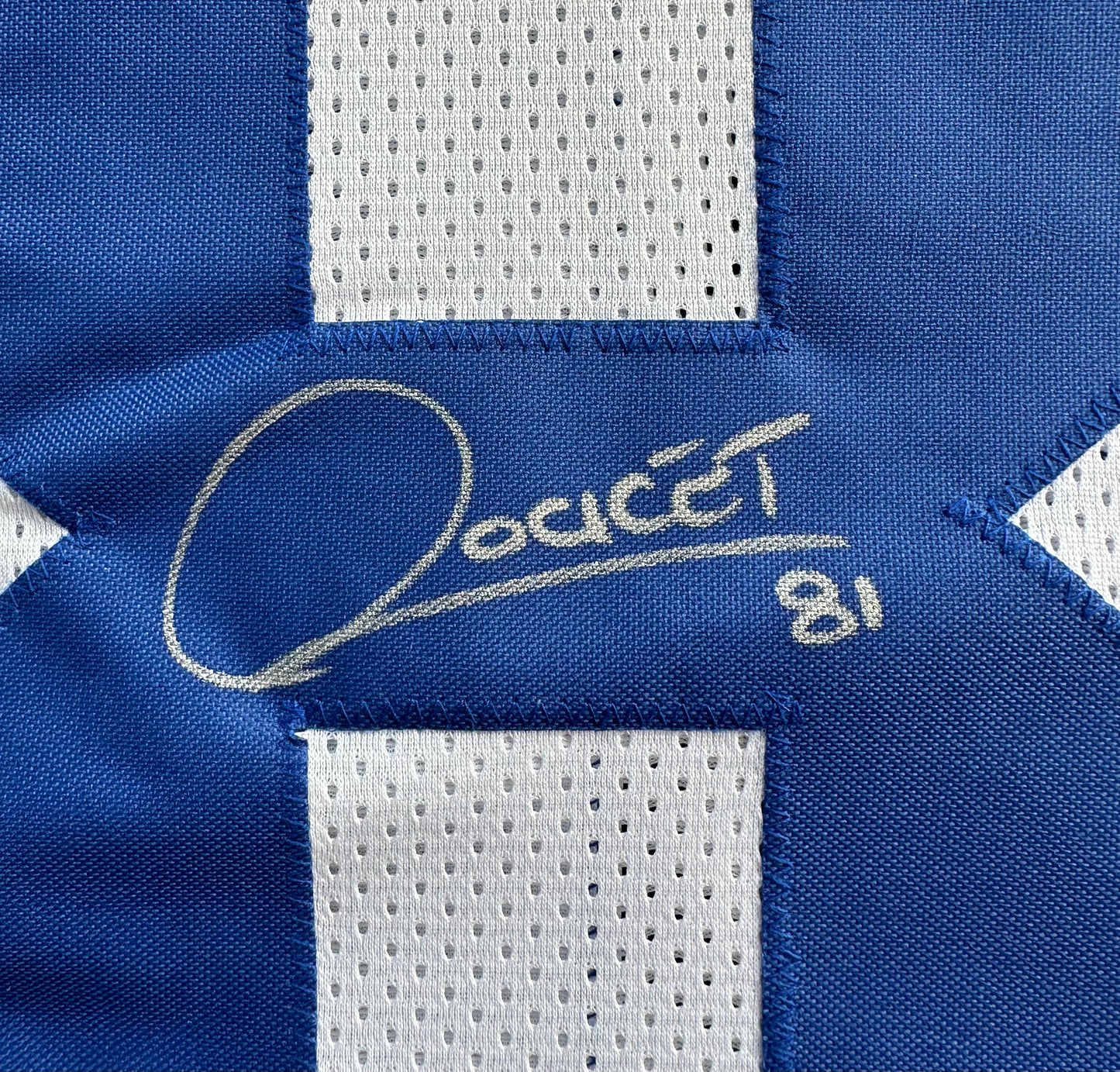 RAGHIB ROCKET ISMAIL DALLAS COWBOYS SIGNED JERSEY Size XL BAS COA