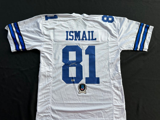 RAGHIB ROCKET ISMAIL DALLAS COWBOYS SIGNED JERSEY Size XL BAS COA
