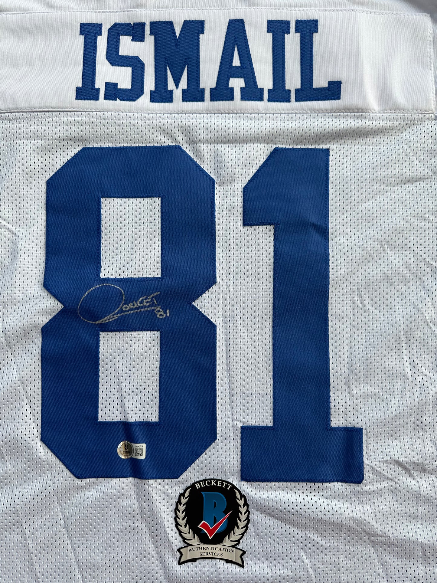 RAGHIB ROCKET ISMAIL DALLAS COWBOYS SIGNED JERSEY Size XL BAS COA