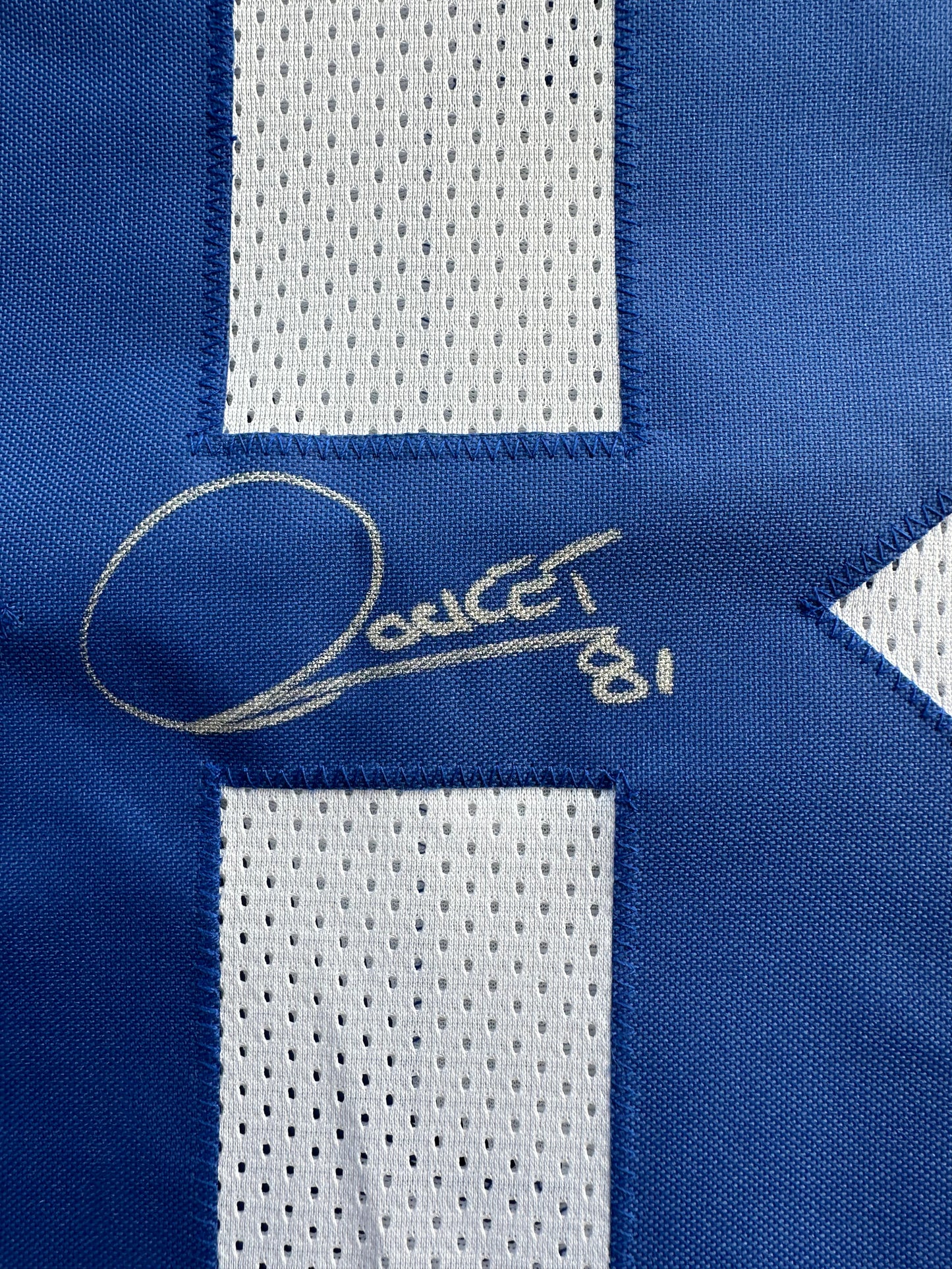 RAGHIB ROCKET ISMAIL DALLAS COWBOYS SIGNED JERSEY Size XL BAS COA