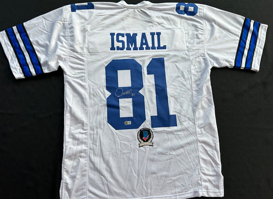 RAGHIB ROCKET ISMAIL DALLAS COWBOYS SIGNED JERSEY Size XL BAS COA
