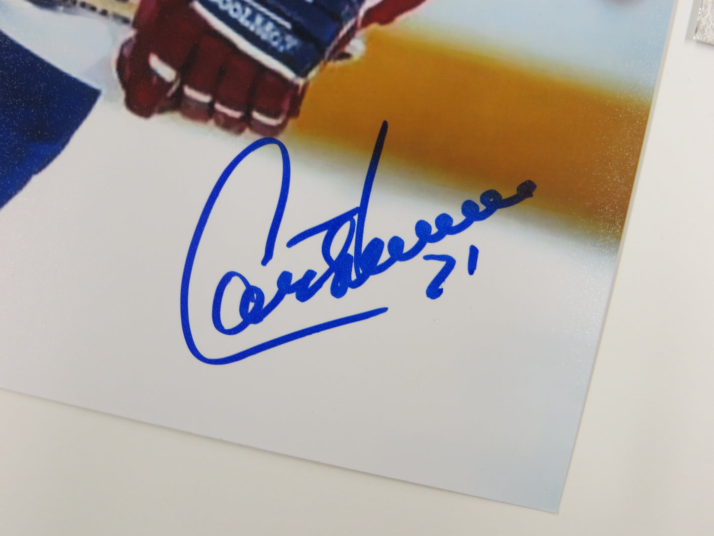 GUY CARBONNEAU MONTREAL CANADIENS SIGNED 8x10 PHOTO Dallas Stars BAS COA