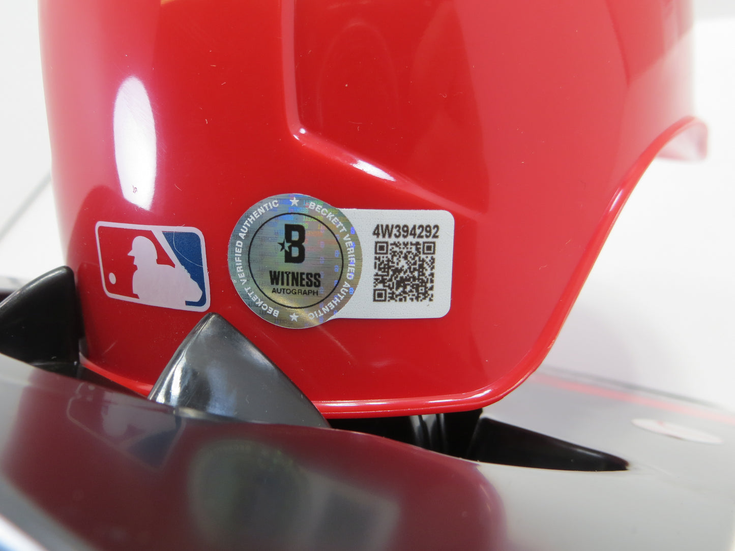 JAMES WOOD SIGNED WASHINGTON NATIONALS MINI HELMET BAS COA