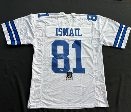 RAGHIB ROCKET ISMAIL DALLAS COWBOYS SIGNED JERSEY Size XL BAS COA