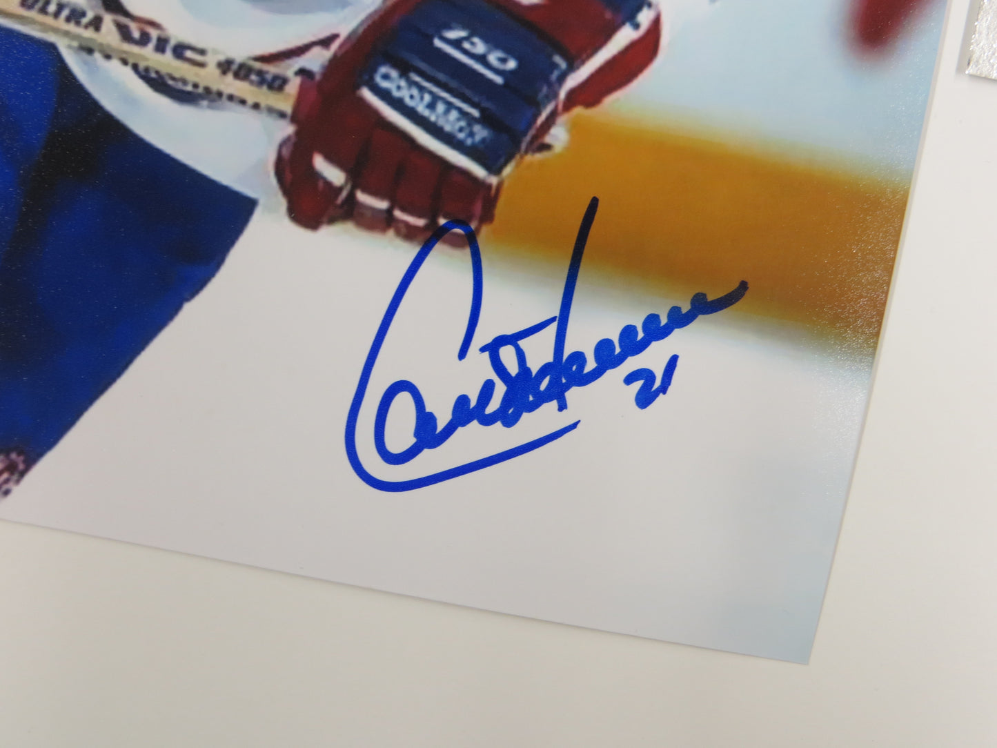 GUY CARBONNEAU MONTREAL CANADIENS SIGNED 8x10 PHOTO Dallas Stars BAS COA