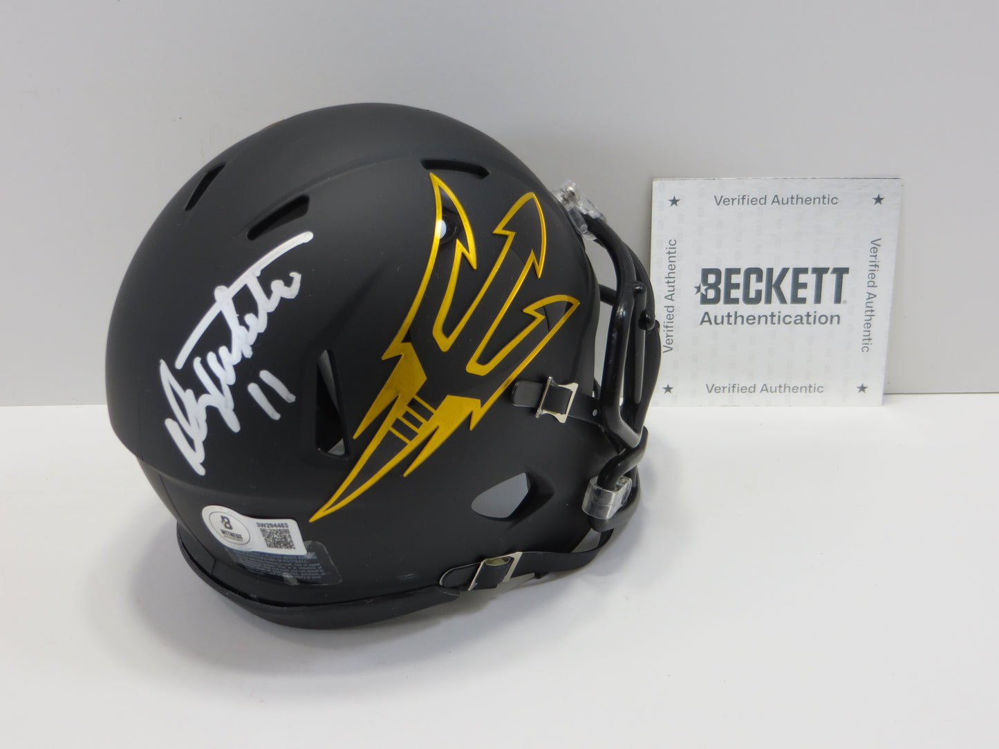 DANNY WHITE SIGNED ARIZONA STATE SUN DEVILS SIGNED MINI HELMET Dallas Cowboys BAS
