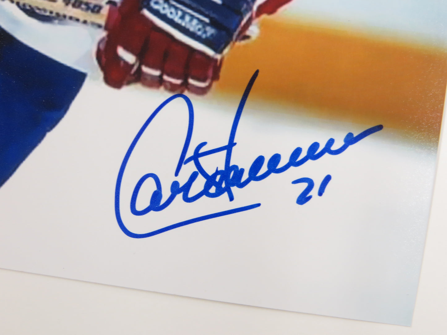 GUY CARBONNEAU MONTREAL CANADIENS SIGNED 8x10 PHOTO Dallas Stars BAS COA
