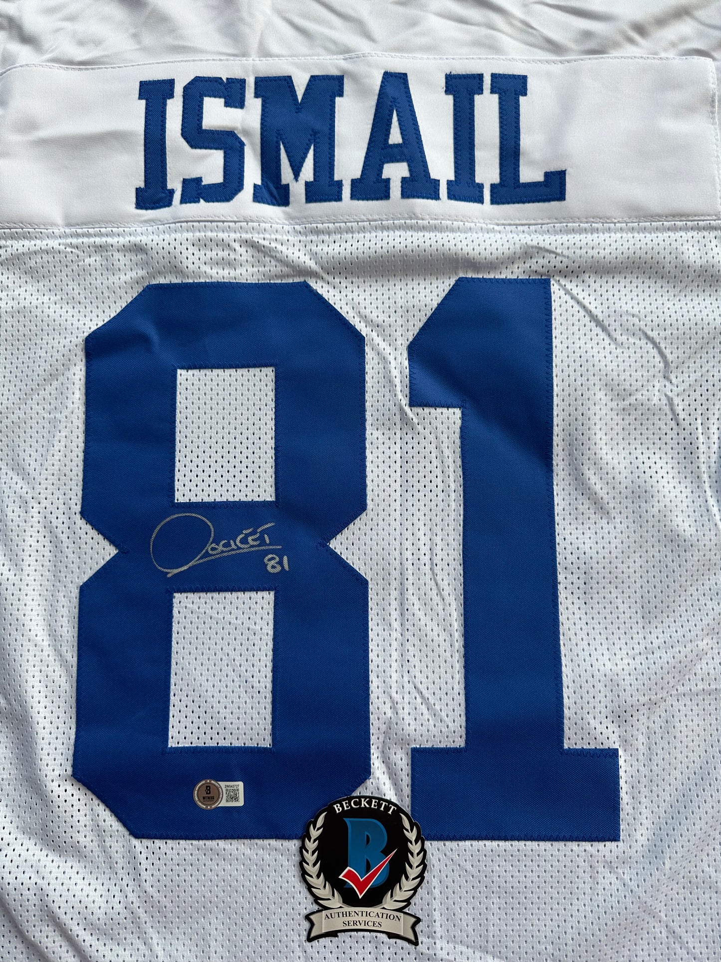 RAGHIB ROCKET ISMAIL DALLAS COWBOYS SIGNED JERSEY Size XL BAS COA