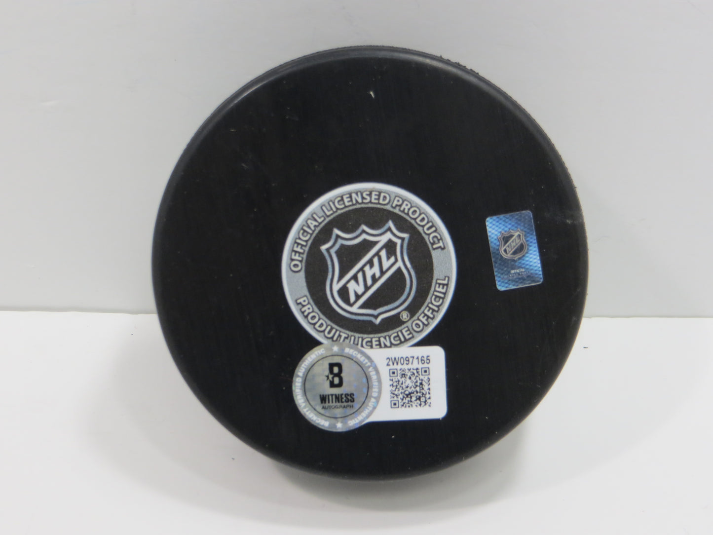 MIKE MODANO DALLAS STARS SIGNED HOCKEY PUCK Minn North Stars Red Wings BAS