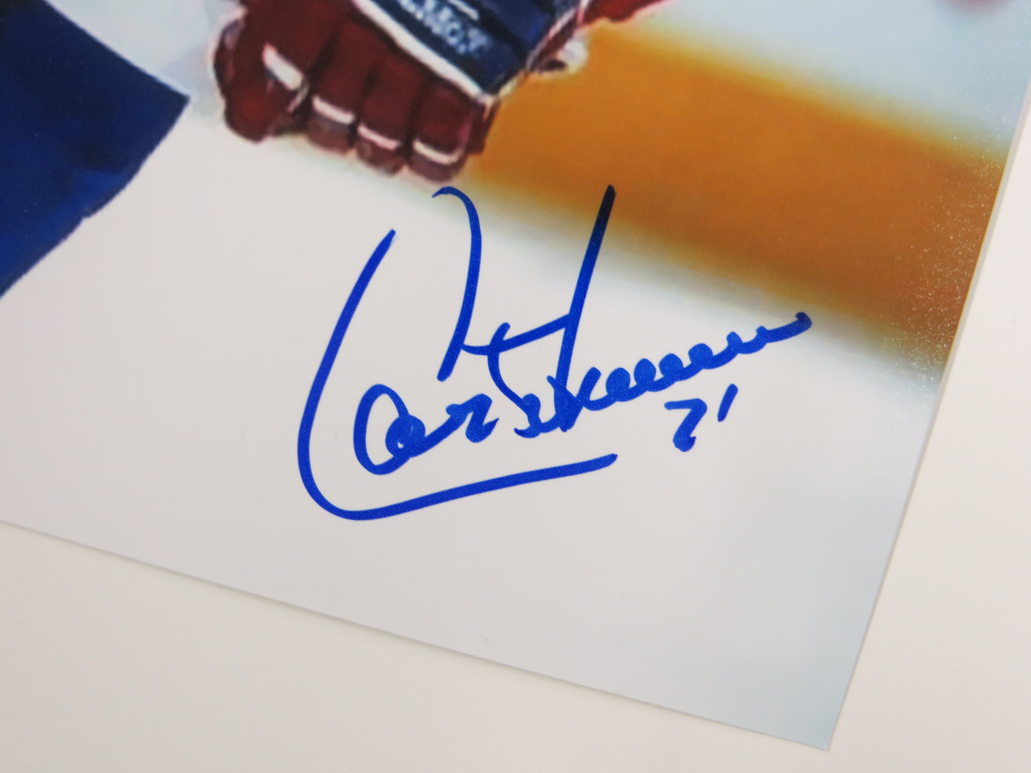 GUY CARBONNEAU MONTREAL CANADIENS SIGNED 8x10 PHOTO Dallas Stars BAS COA
