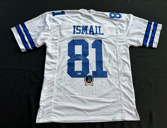 RAGHIB ROCKET ISMAIL DALLAS COWBOYS SIGNED JERSEY Size XL BAS COA