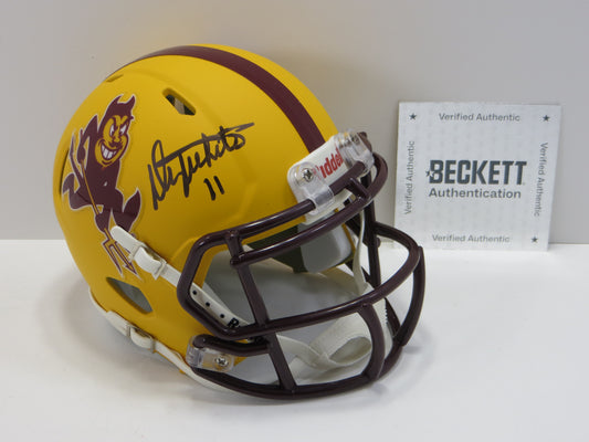 DANNY WHITE SIGNED ASU SUN DEVILS SIGNED MINI HELMET Dallas Cowboys BAS