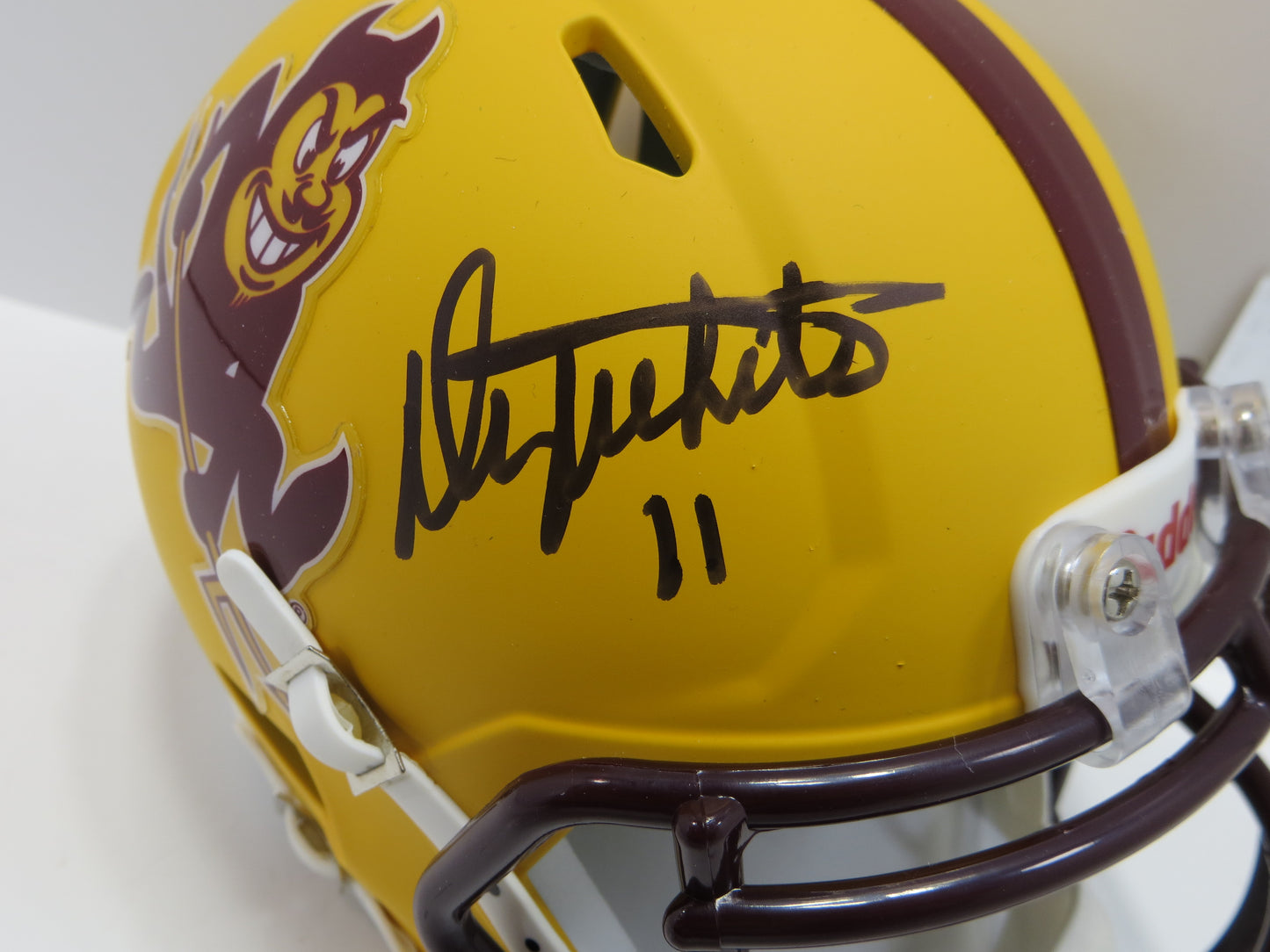 DANNY WHITE SIGNED ASU SUN DEVILS SIGNED MINI HELMET Dallas Cowboys BAS