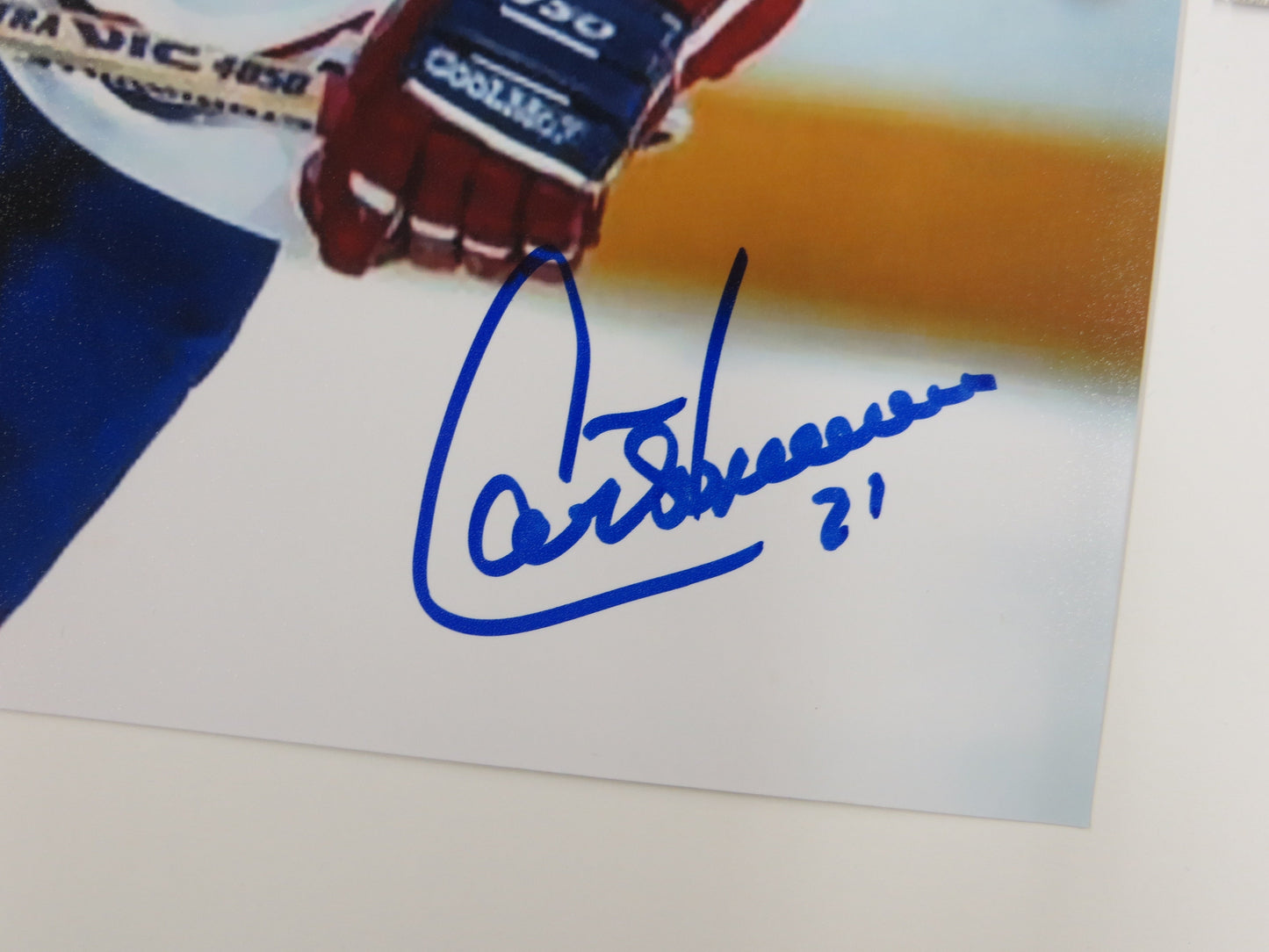 GUY CARBONNEAU MONTREAL CANADIENS SIGNED 8x10 PHOTO Dallas Stars BAS COA