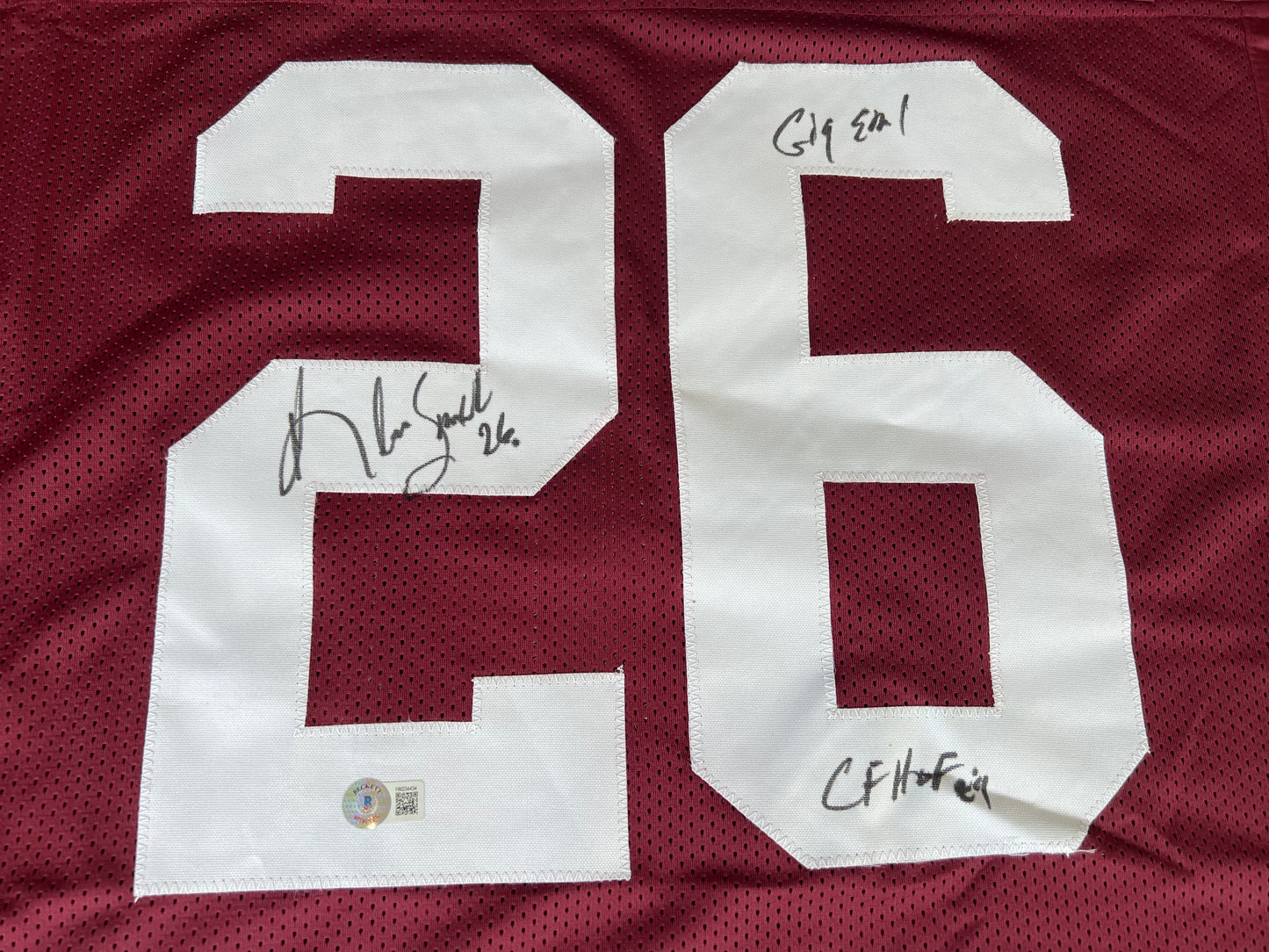 KEVIN SMITH TEXAS A&M AGGIES SIGNED JERSEY w/INSCs Dallas Cowboys 3XL BAS COA