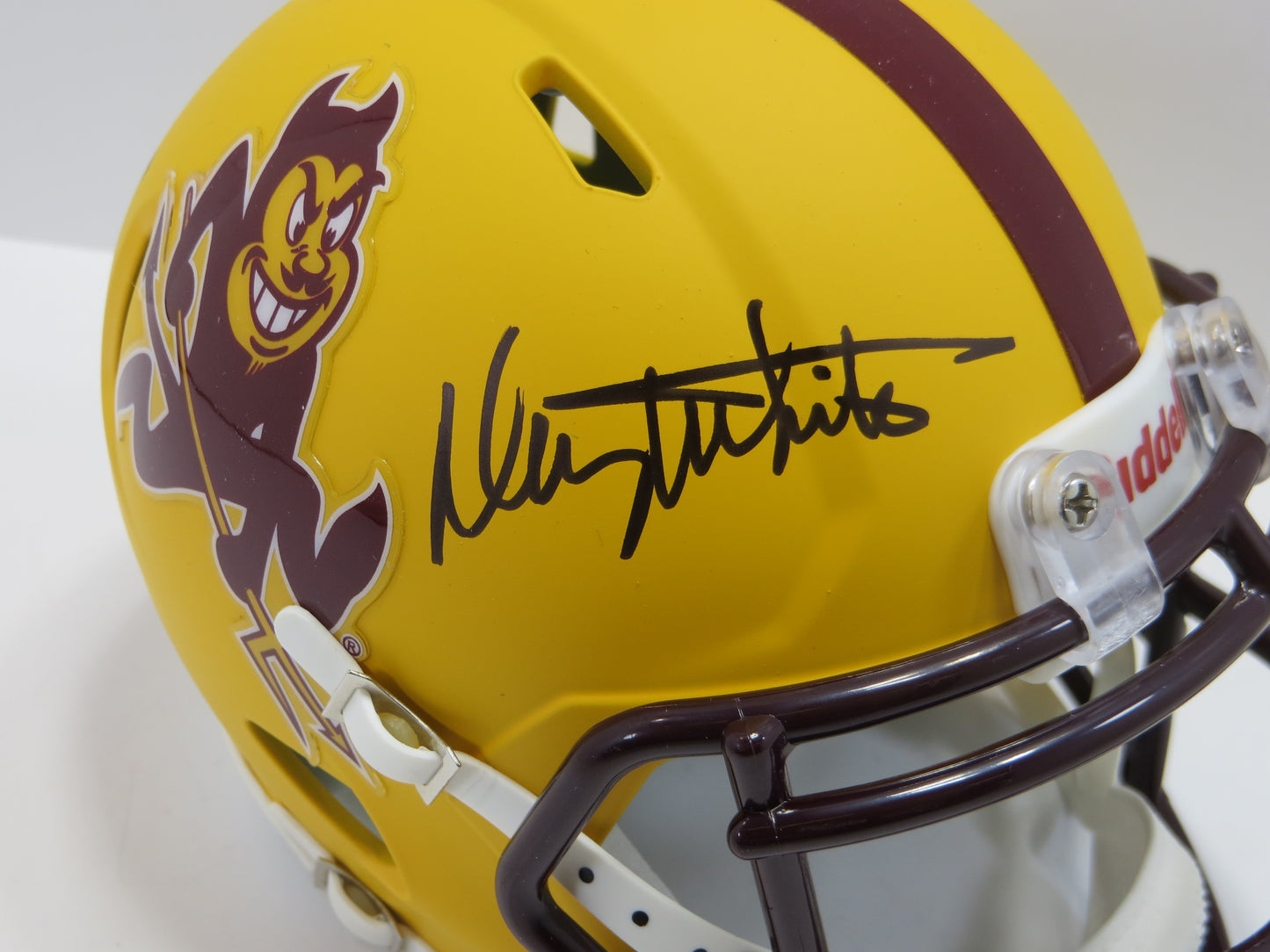 DANNY WHITE SIGNED ASU SUN DEVILS SIGNED MINI HELMET wGo Devils Cowboys BAS