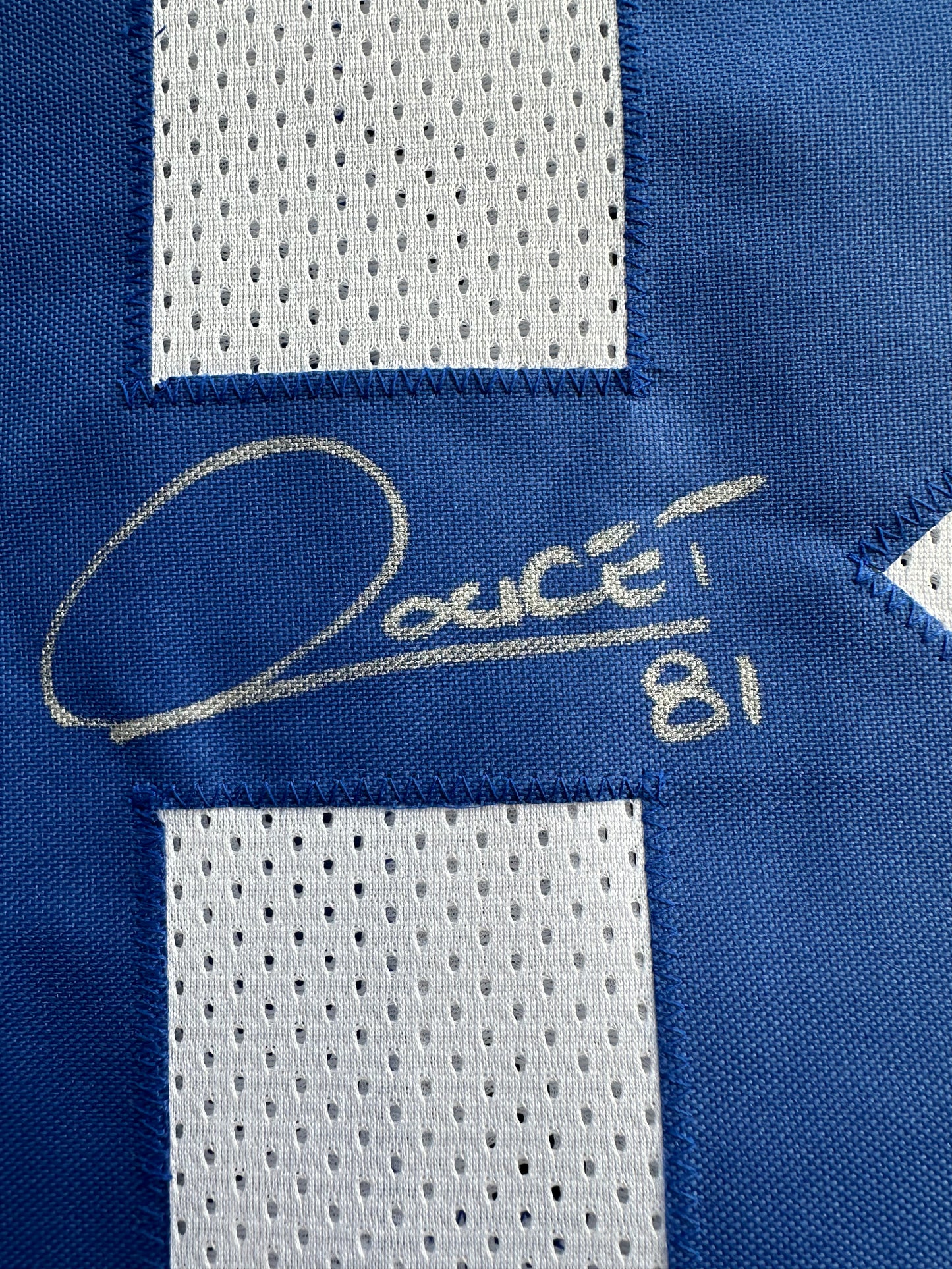 RAGHIB ROCKET ISMAIL DALLAS COWBOYS SIGNED JERSEY Size XL BAS COA